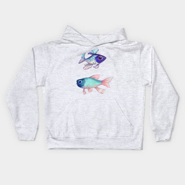 Pale Chub Kids Hoodie by evumango